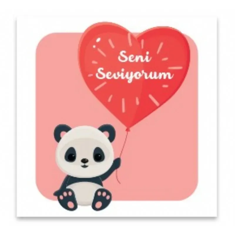 Seni Seviyorum Gift Kart